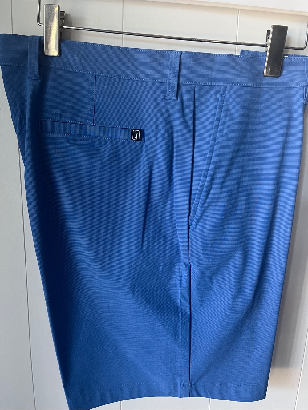 PGA Tour Men’s Flat Front Golf Shorts in Royal Blue